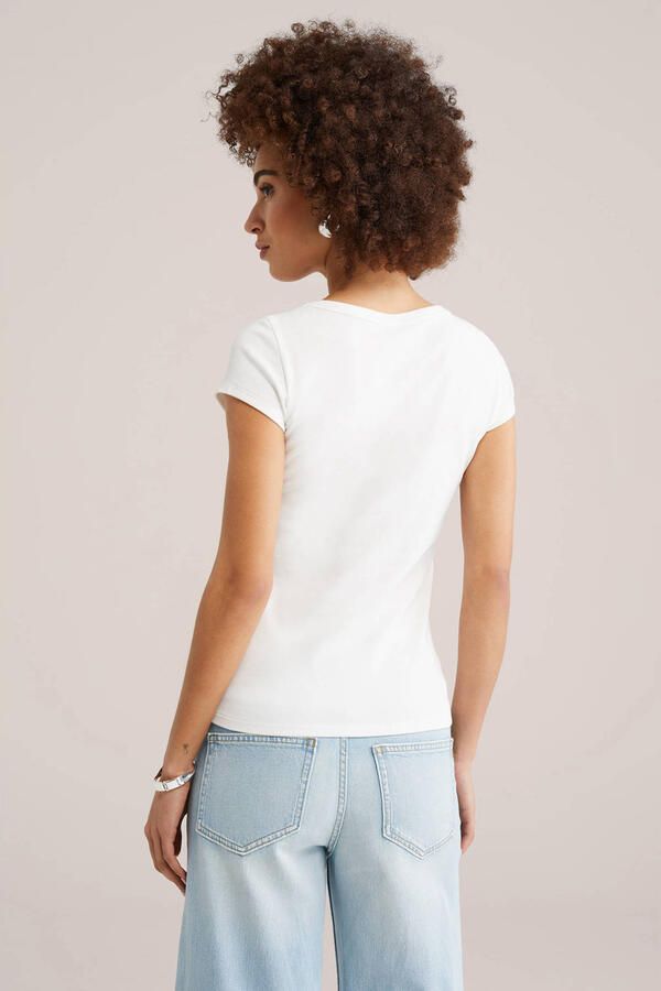 WE Fashion T-shirt wit - Foto 2