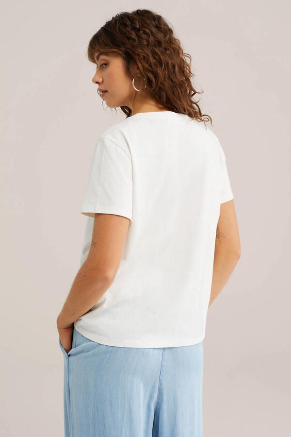 WE Fashion T-shirt wit - Foto 2