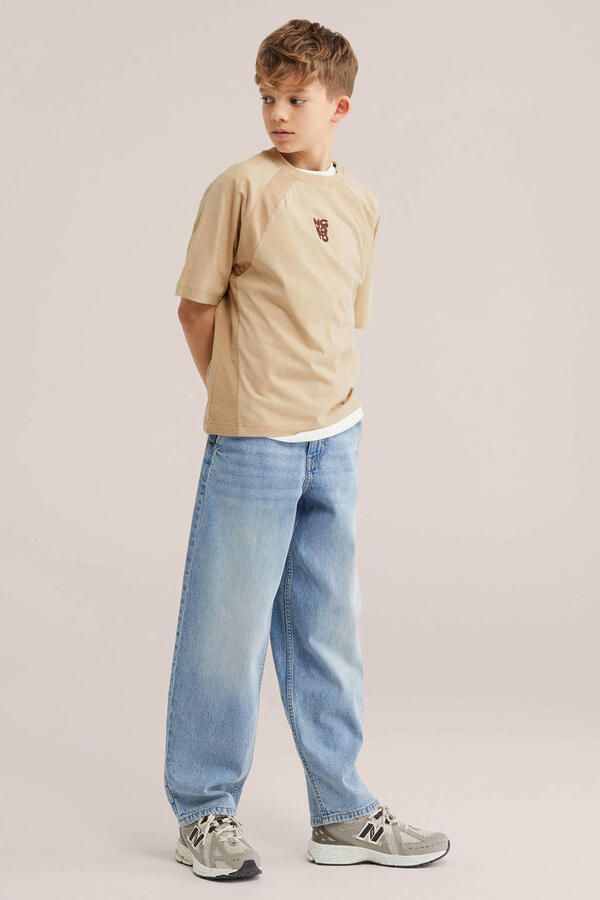 WE Fashion T-shirt zand - Foto 3