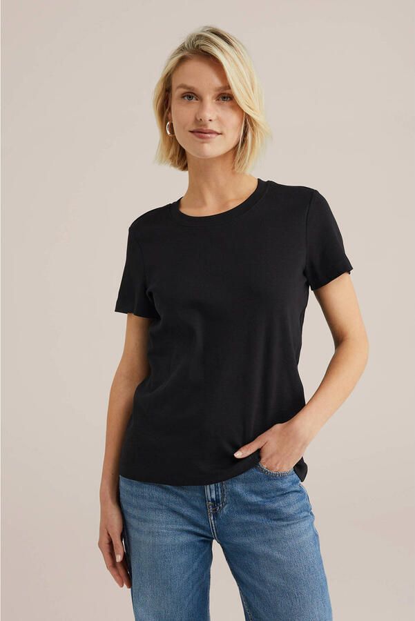 WE Fashion T-shirt zwart
