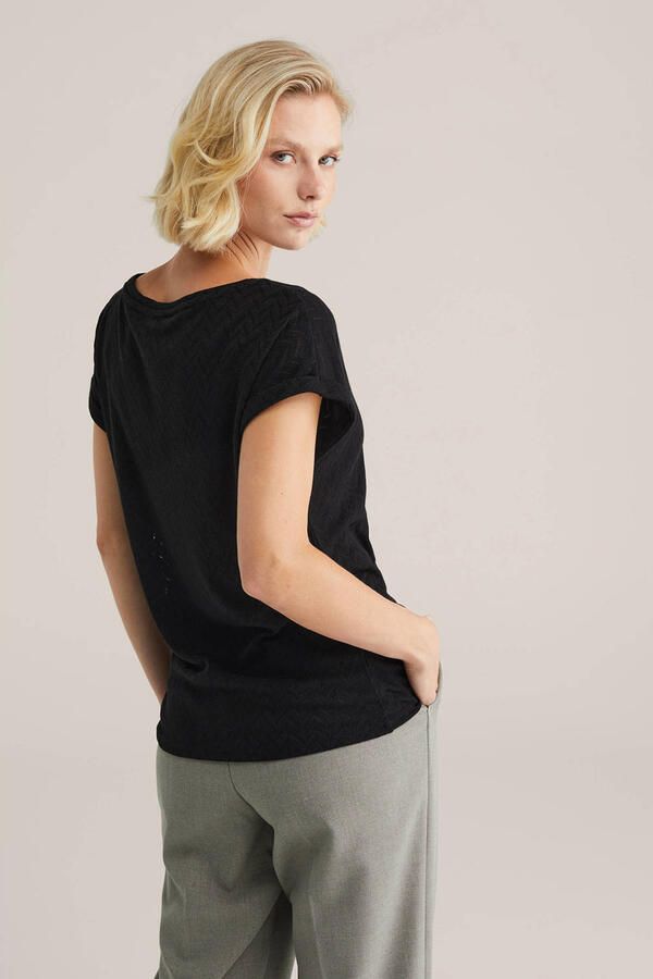 WE Fashion T-shirt zwart - Foto 3