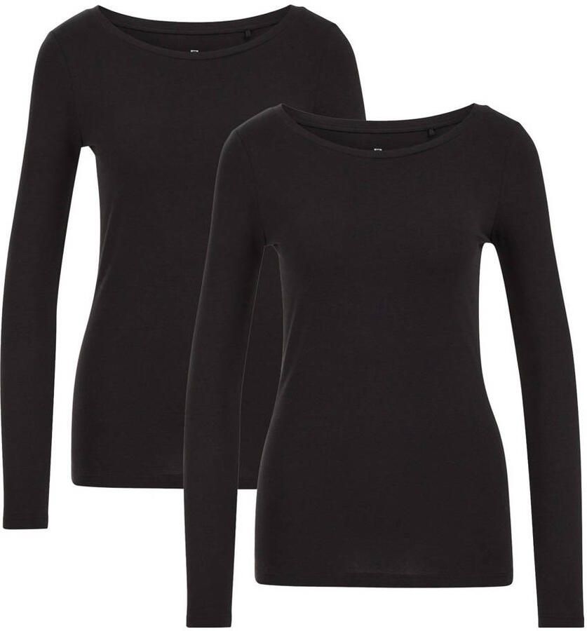 WE Fashion T-shirt zwart