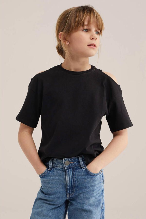WE Fashion T-shirt zwart