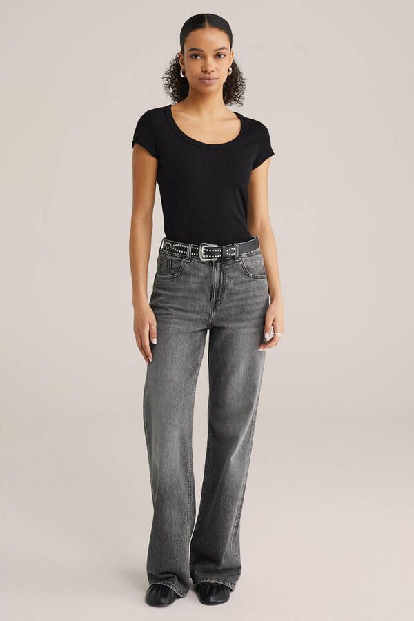 WE Fashion T-shirt zwart - Foto 2