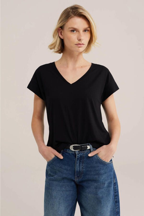 WE Fashion T-shirt zwart