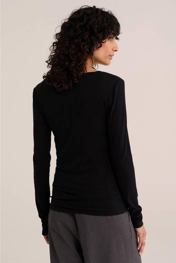 WE Fashion WE STUDIO T-shirt zwart - Foto 2