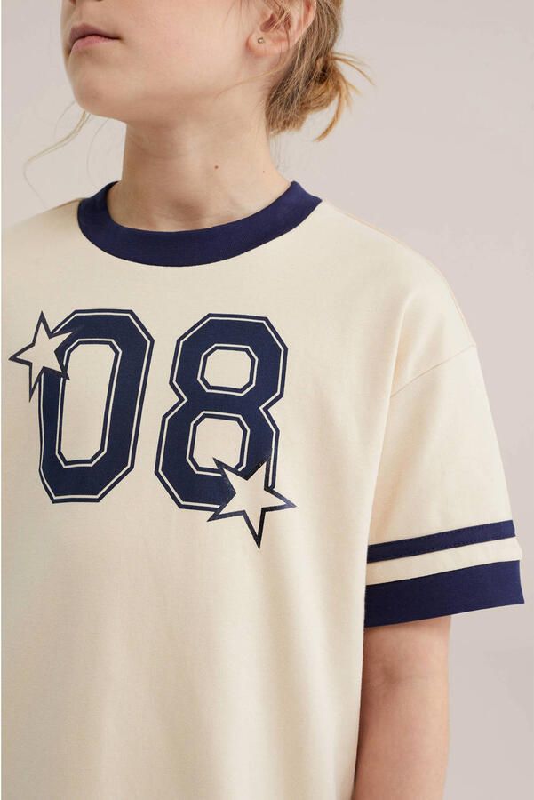 WE Fashion T-shirtjurk beige - Foto 2