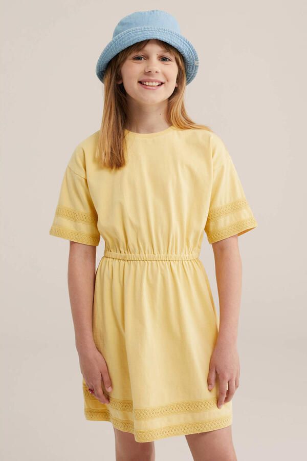 WE Fashion T-shirtjurk korte jurk