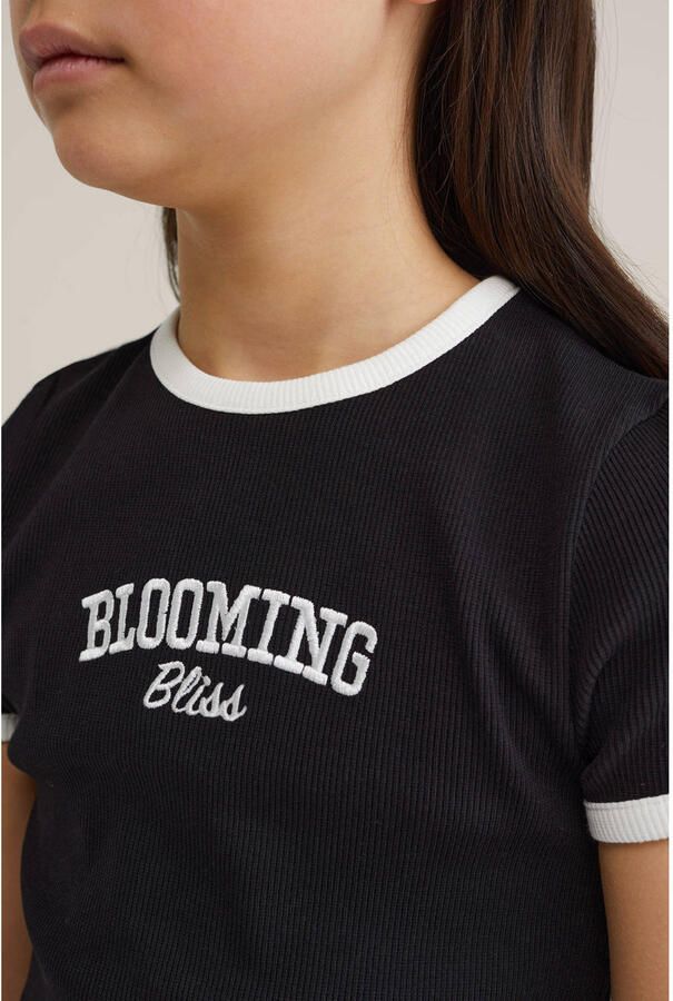 WE Fashion t-shirtjurk zwart - Foto 2