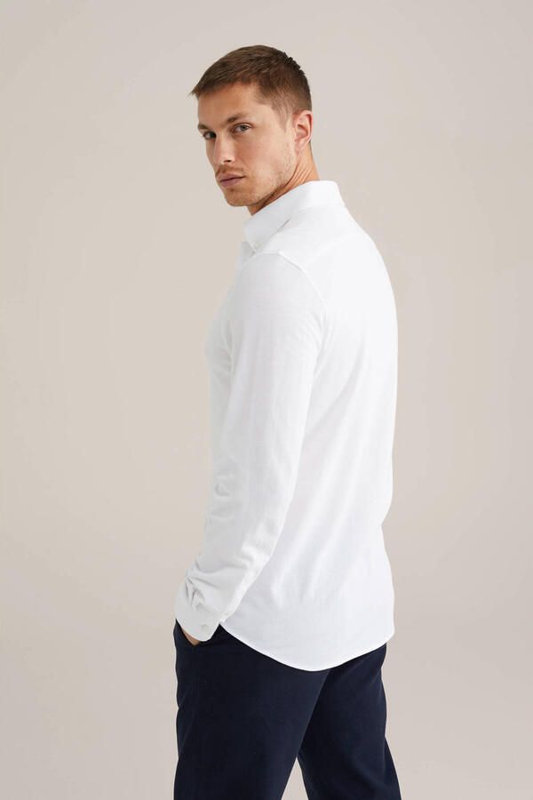 WE Fashion Tall fit casual overhemd wit - Foto 2