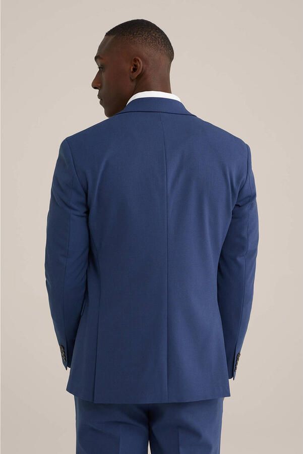 WE Fashion WE Fundamentals Tall fit colbert blauw - Foto 3