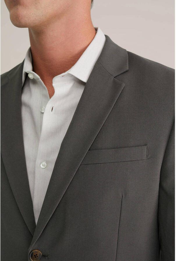 WE Fashion Tall fit colbert donkergroen - Foto 2