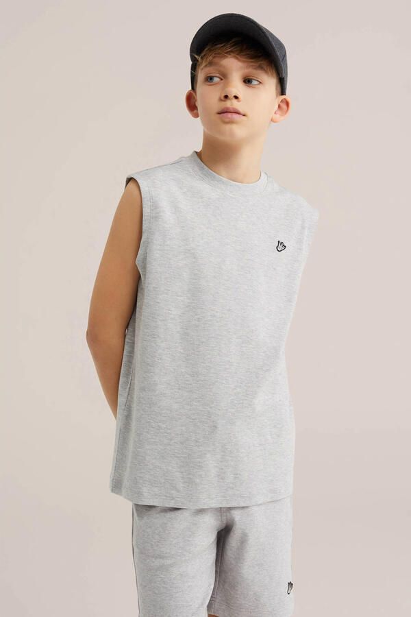 WE Fashion tanktop grijs