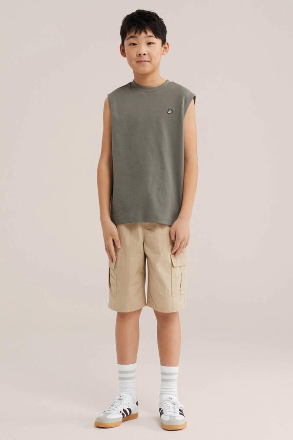 WE Fashion tanktop olijfgroen - Foto 2