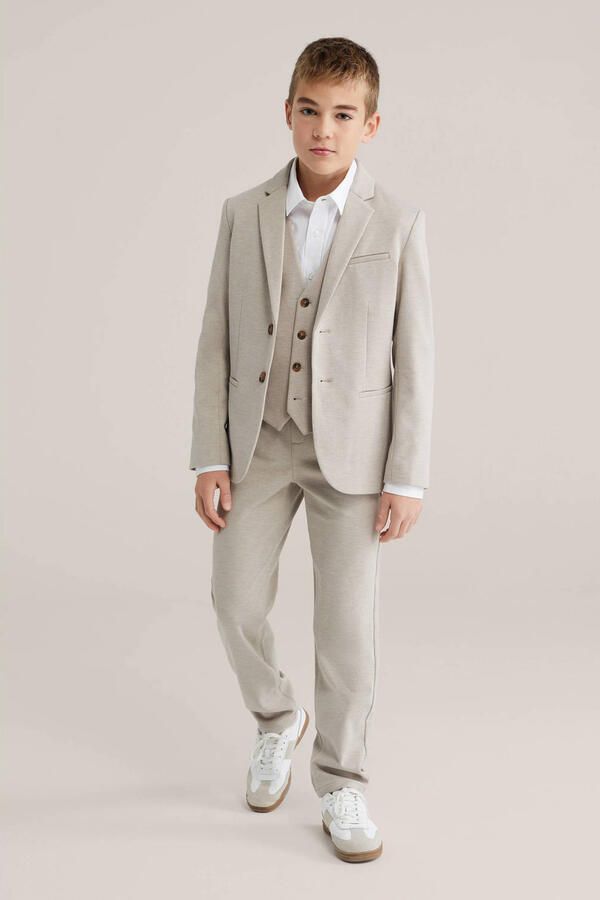 WE Fashion tapered casual broek beige - Foto 2