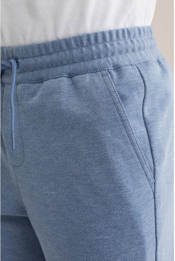 WE Fashion tapered casual broek lichtblauw - Foto 2
