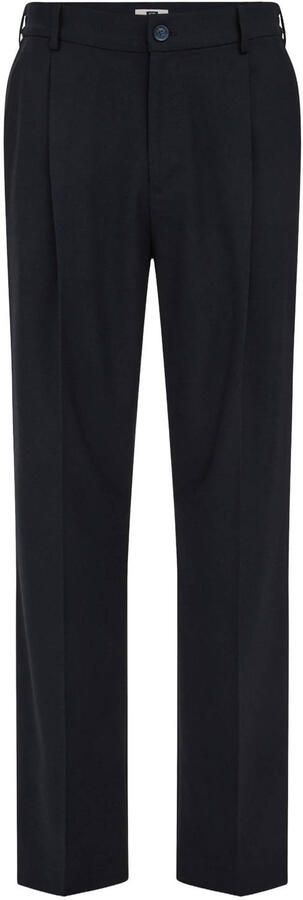 WE Fashion tapered chino donkerblauw