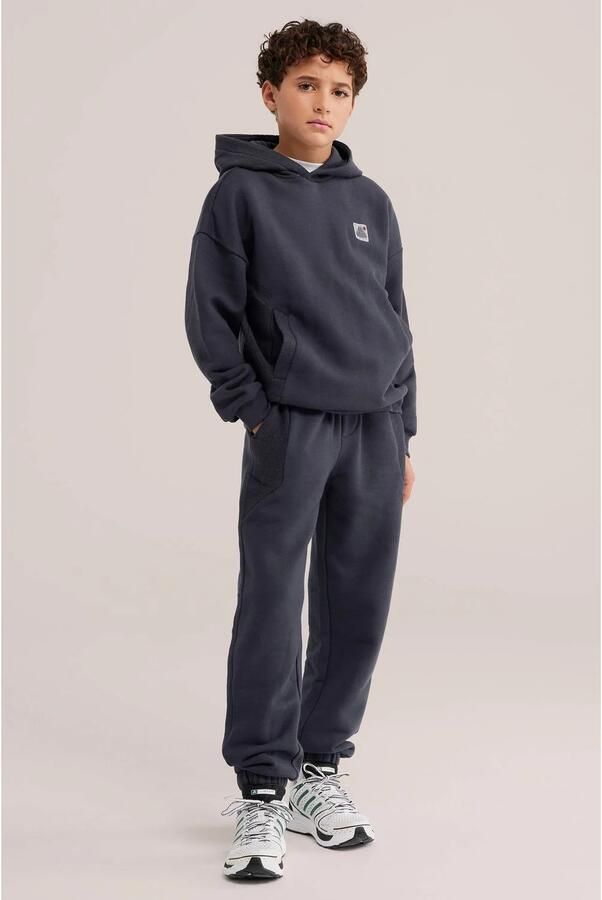 WE Fashion tapered joggingbroek grijs - Foto 3