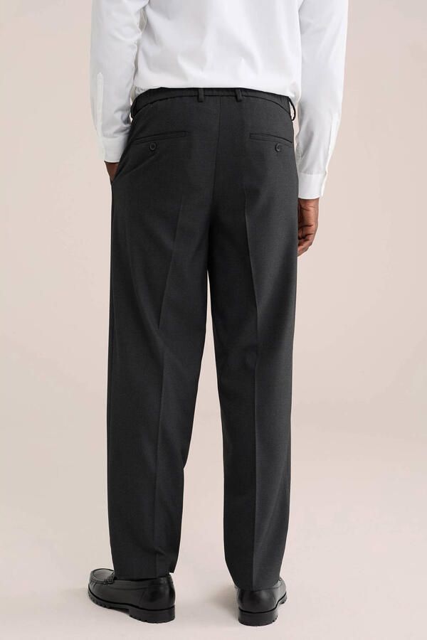 WE Fashion tapered pantalon antraciet - Foto 2