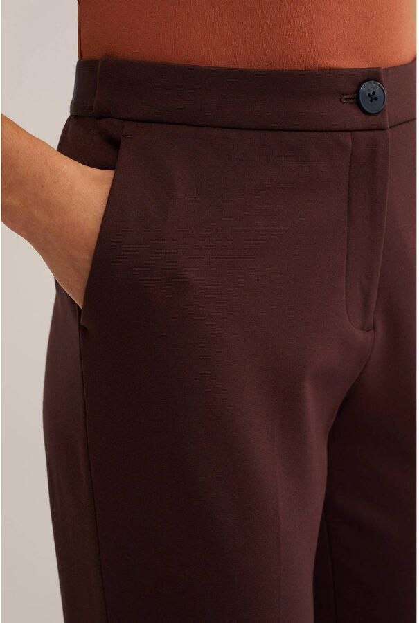 WE Fashion tapered pantalon bruin - Foto 2