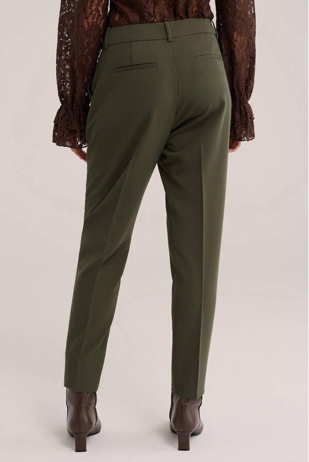 WE Fashion tapered pantalon donkergroen - Foto 2