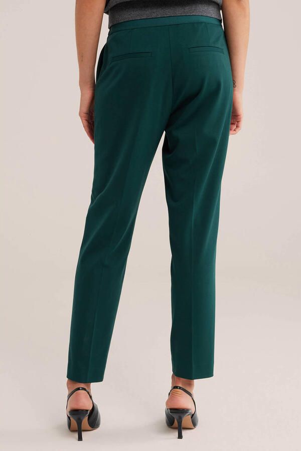 WE Fashion tapered pantalon donkergroen - Foto 2