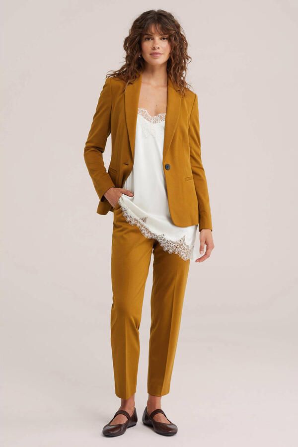 WE Fashion tapered pantalon oker - Foto 2