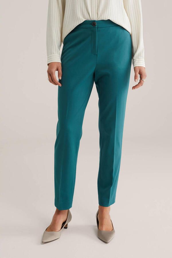 WE Fashion tapered regular waist chino