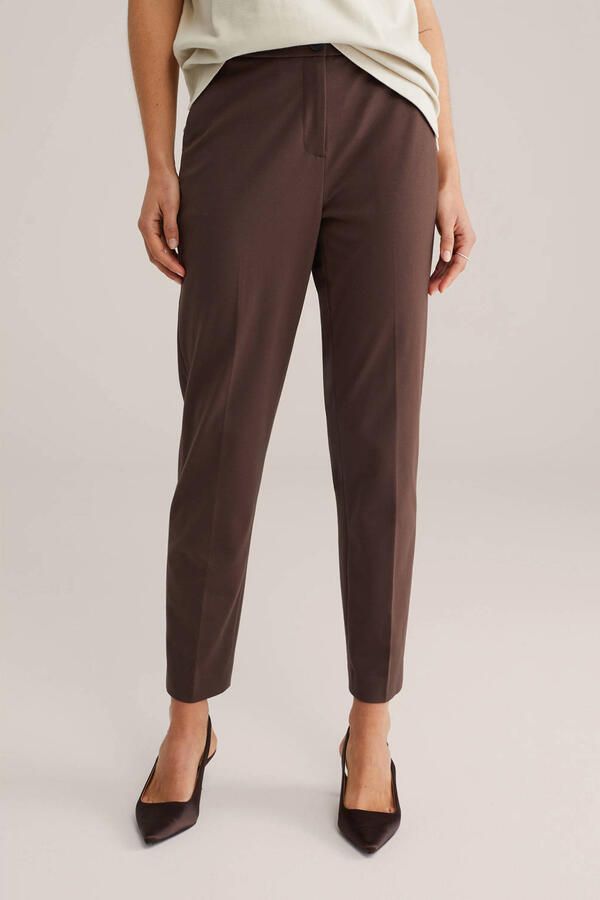 WE Fashion tapered regular waist chino