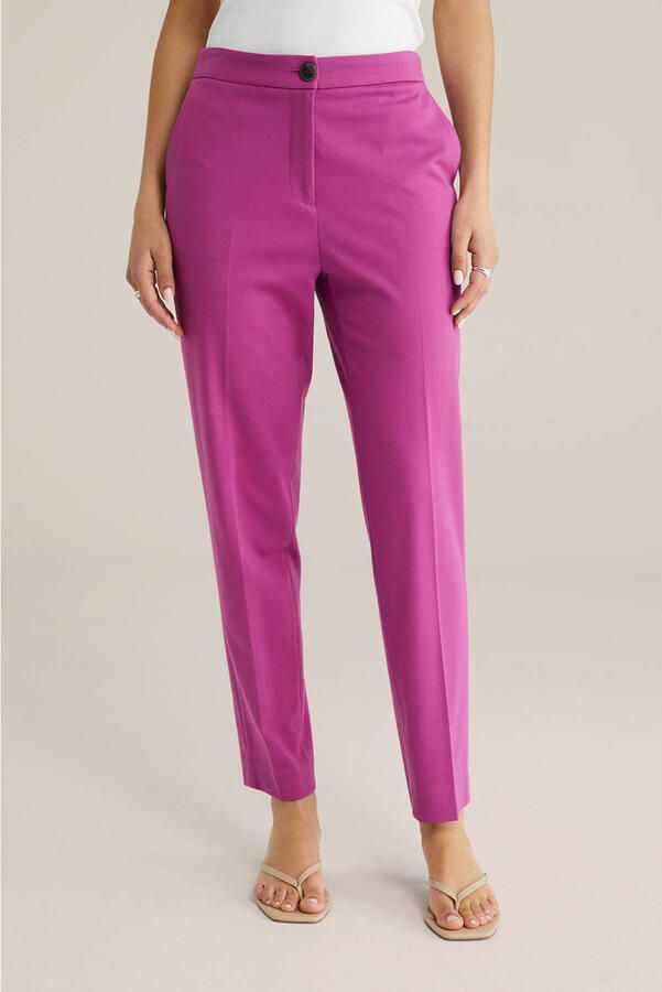 WE Fashion tapered regular waist chino