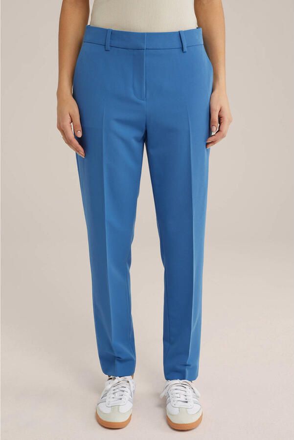 WE Fashion tapered regular waist pantalon lichtblauw - Foto 3