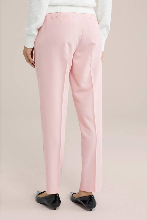WE Fashion tapered regular waist pantalon lichtroze - Foto 2