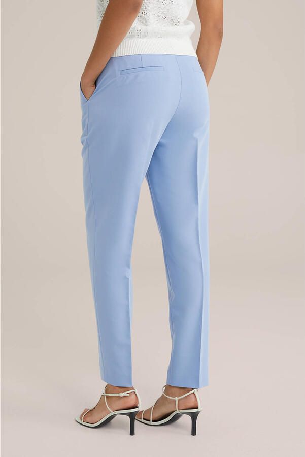 WE Fashion tapered regular waist pantalon lila - Foto 3
