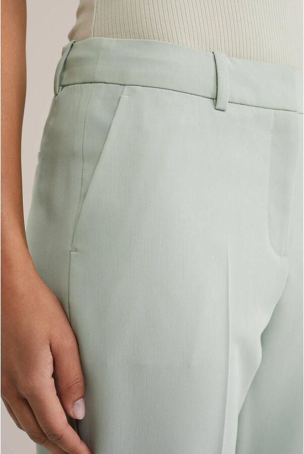 WE Fashion tapered regular waist pantalon mintgroen - Foto 2