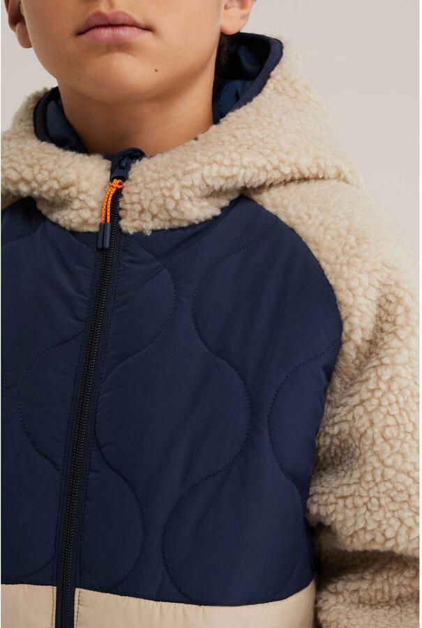 WE Fashion teddy winterjas beige - Foto 2