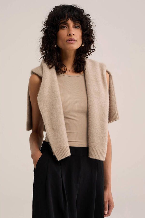 WE Fashion WE STUDIO top beige