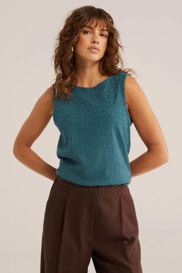 WE Fashion top blauw - Foto 2