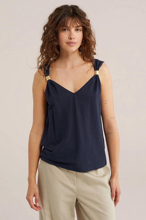 WE Fashion top blauw