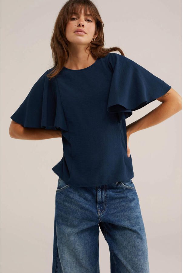 WE Fashion top blauw - Foto 2