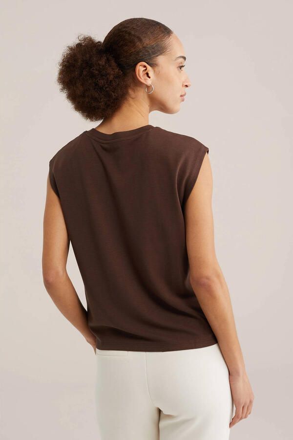 WE Fashion top bruin - Foto 3