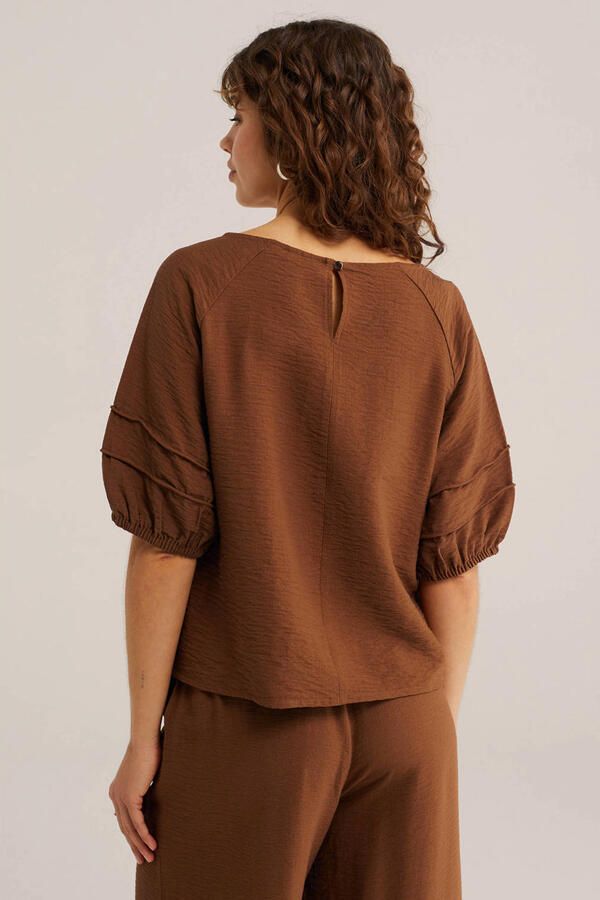 WE Fashion top bruin - Foto 2