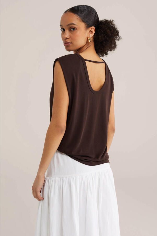 WE Fashion top bruin - Foto 2