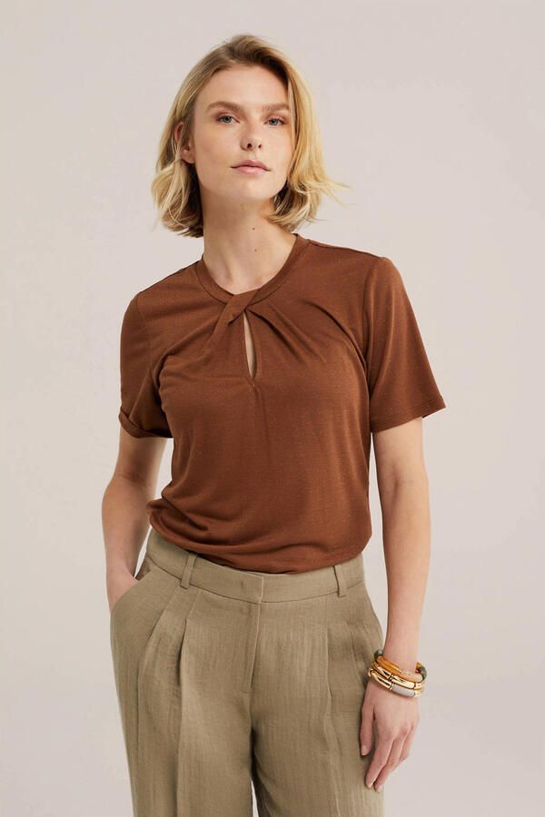 WE Fashion top bruin