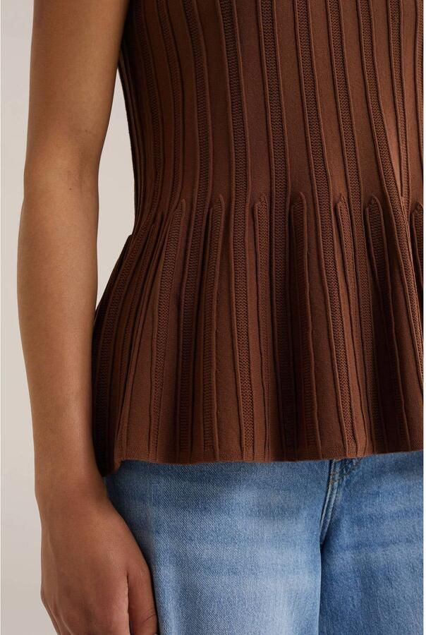 WE Fashion top bruin - Foto 2