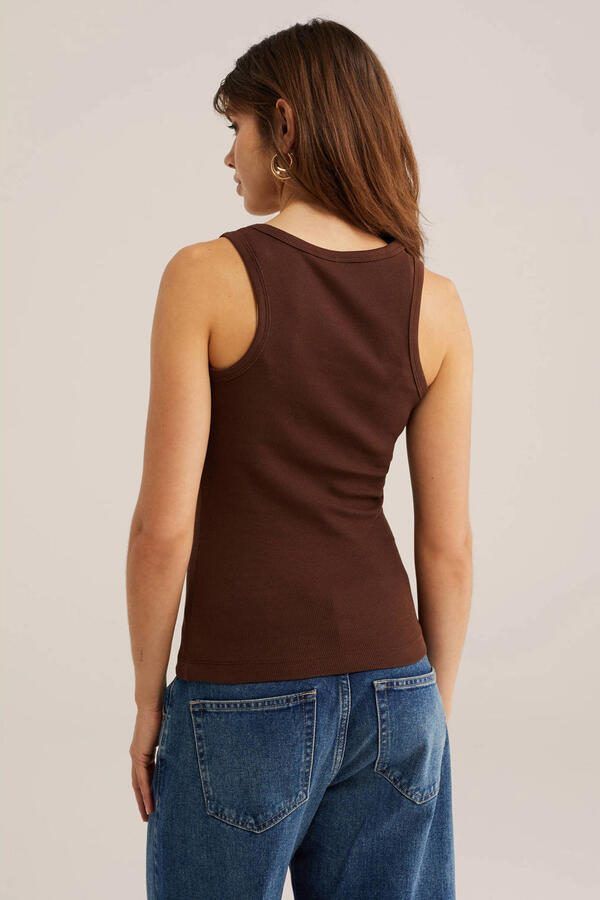 WE Fashion top bruin - Foto 2