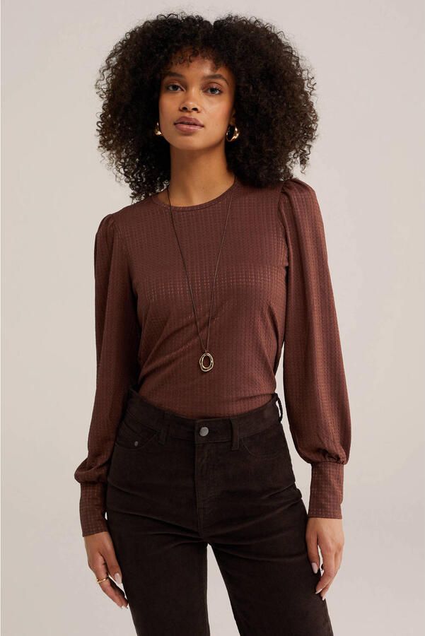 WE Fashion top bruin