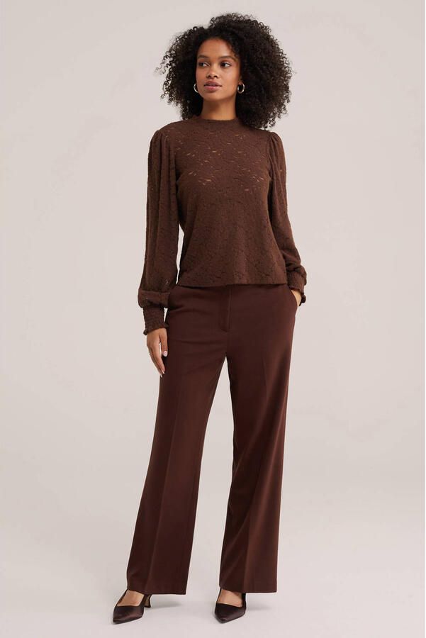 WE Fashion top bruin