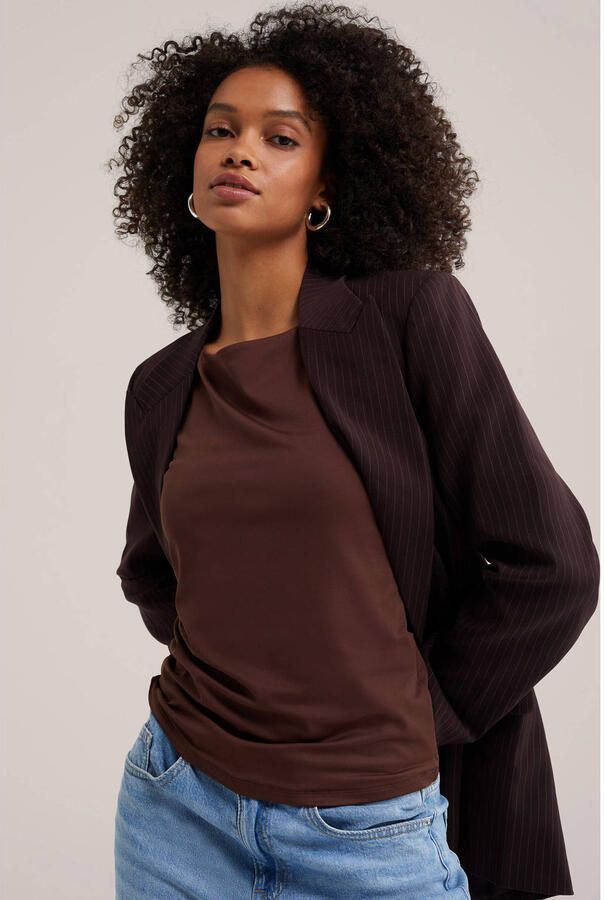 WE Fashion top bruin