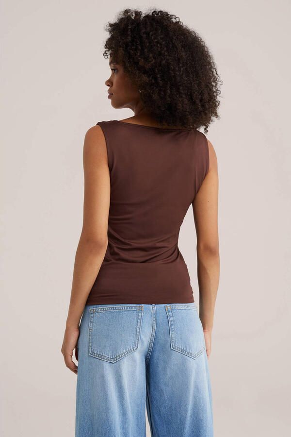 WE Fashion top bruin - Foto 3