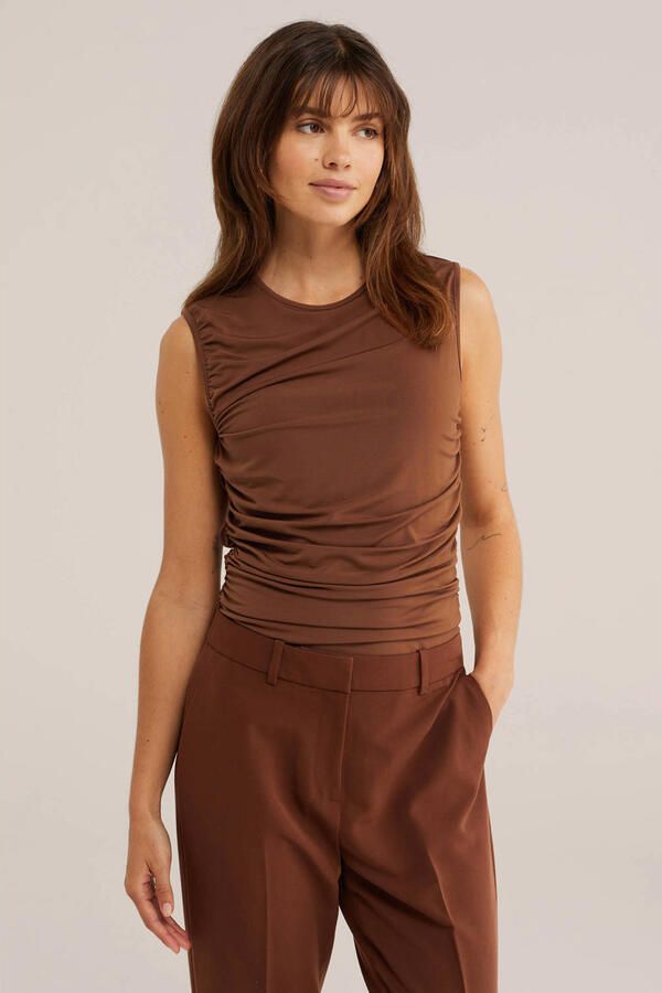 WE Fashion top bruin